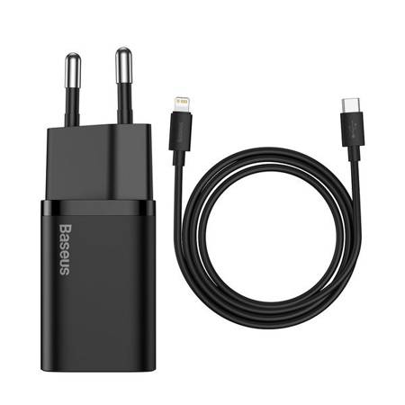 Baseus Super Si | USB-C PD 20W síťová nabíječka + Lightning kabel 1m pro iPhone
